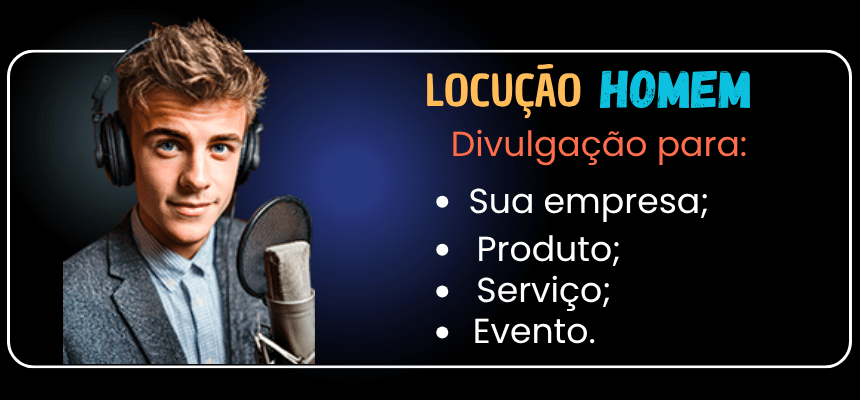 Imagem - Locução Homem